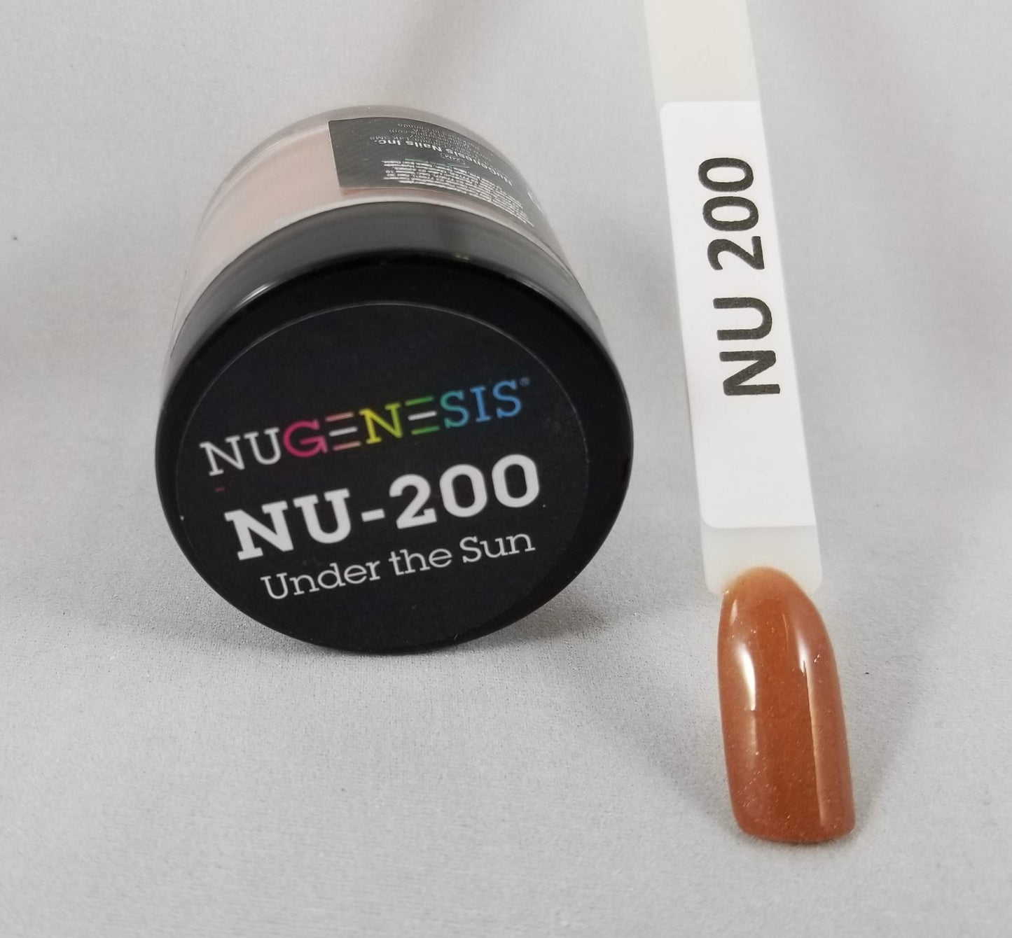 NuGenesis Nail Dipping Powder Color 1.5oz/43g Jar - (NU200 UNDER THE SUN) Beauty & Personal Care Nugenesis
