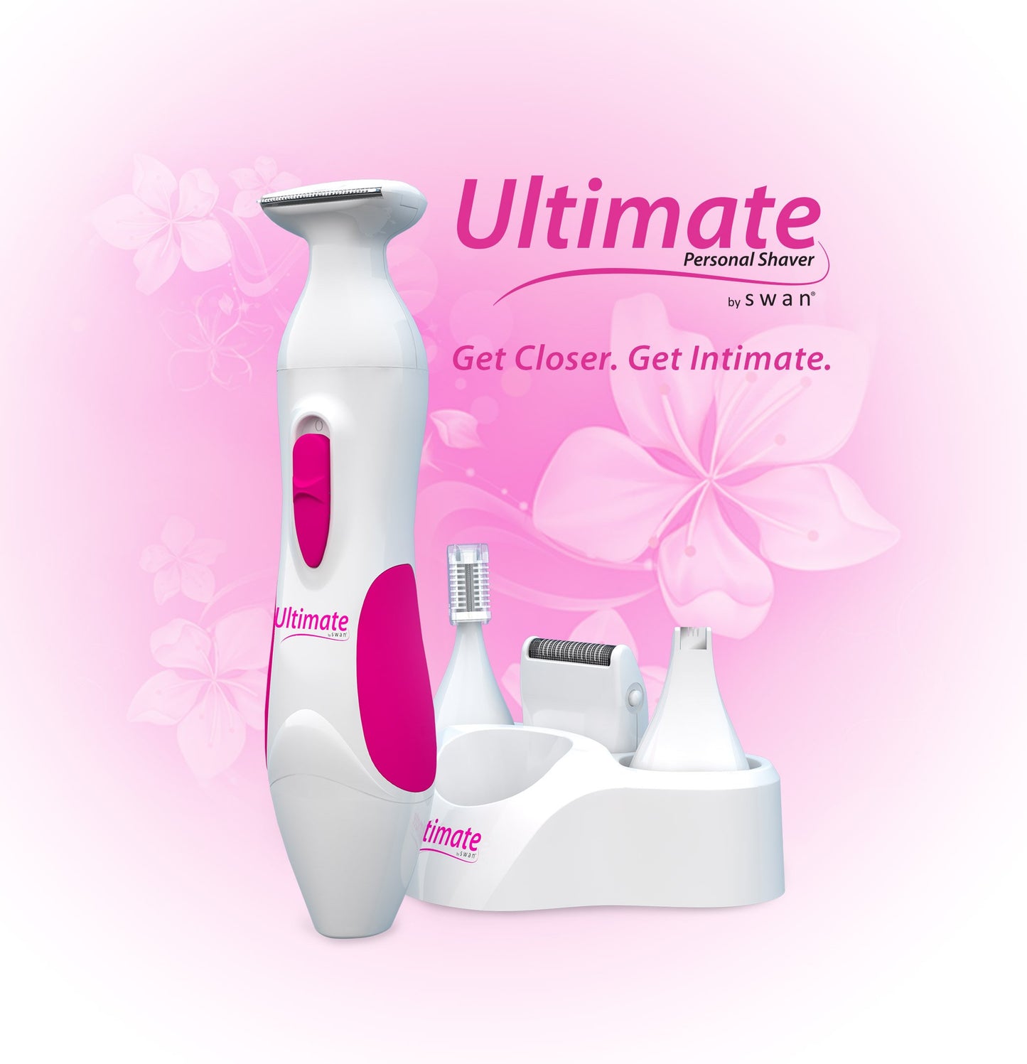 The Ultimate Personal Shaver Kit (Pink and White) Beauty and Personal Care swan