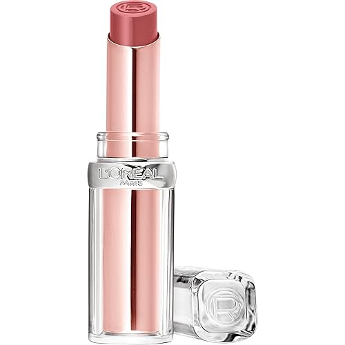 L'Oreal Paris Glow Paradise Hydrating Balm-in-Lipstick with Pomegranate Extract, Nude Heaven, 0.1 Oz