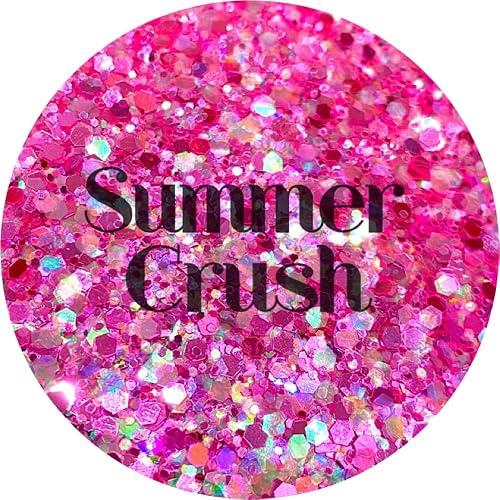 Pink Polyester Glitter | Craft Glitter | Glitter for Arts & Crafts | Tumblers | Cosmetics | Nails | Epoxy Resin Art | Slime | DIY | Body Glitter | 1