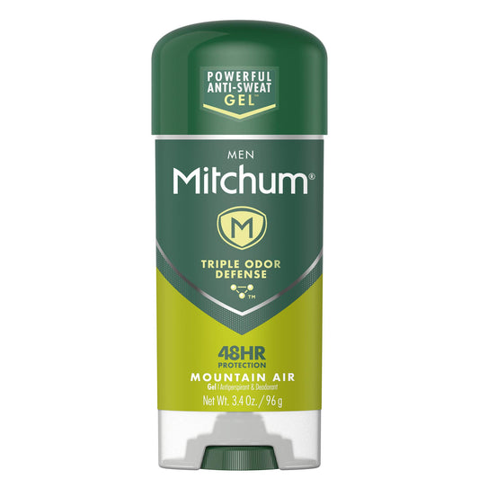 Mitchum Anti-Perspirant & Deodorant Clear Gel, Mountain Air - 3.4 Oz (6 Packs) Beauty and Personal Care REVLON