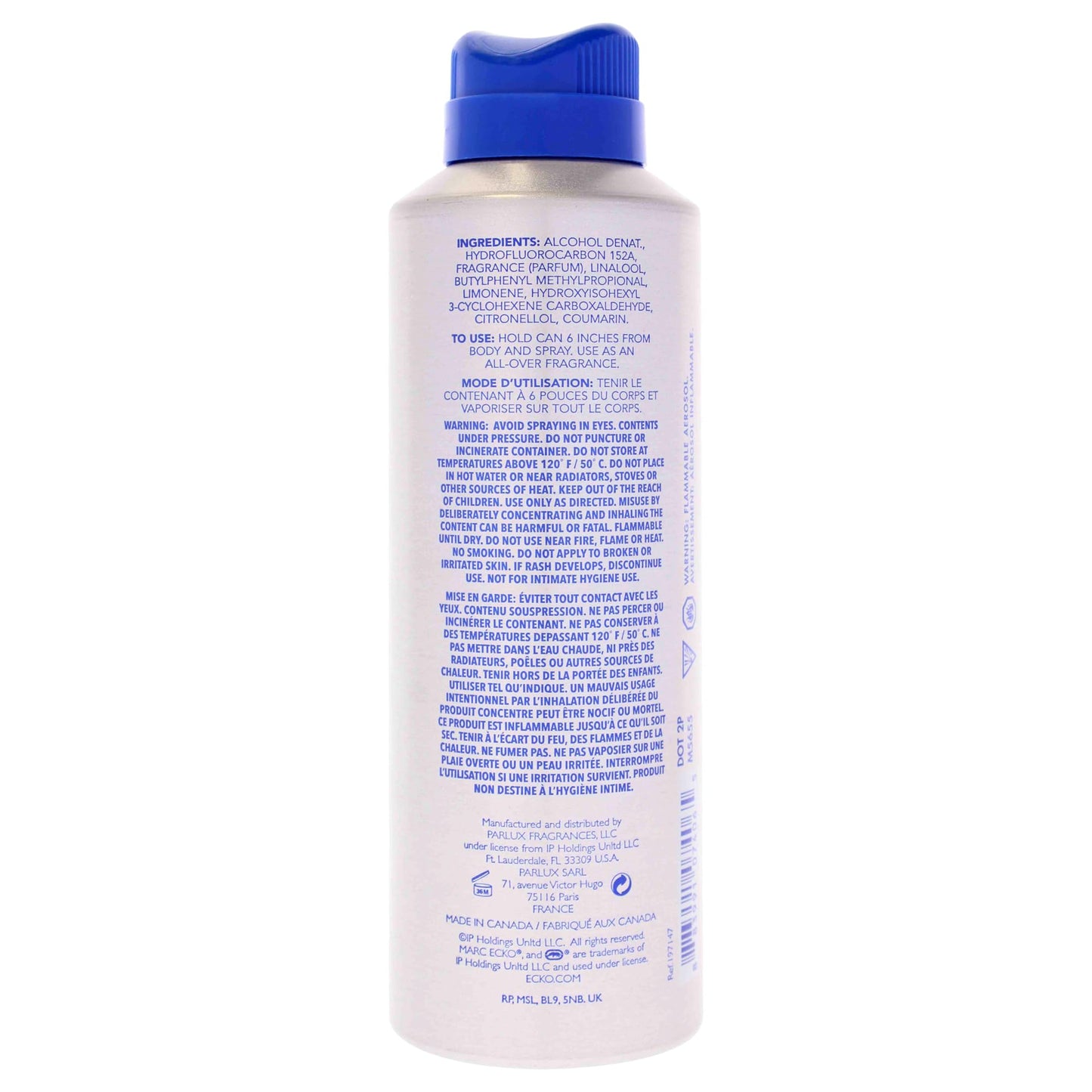 Marc Jacobs Body Spray, Blue, 6 Ounce