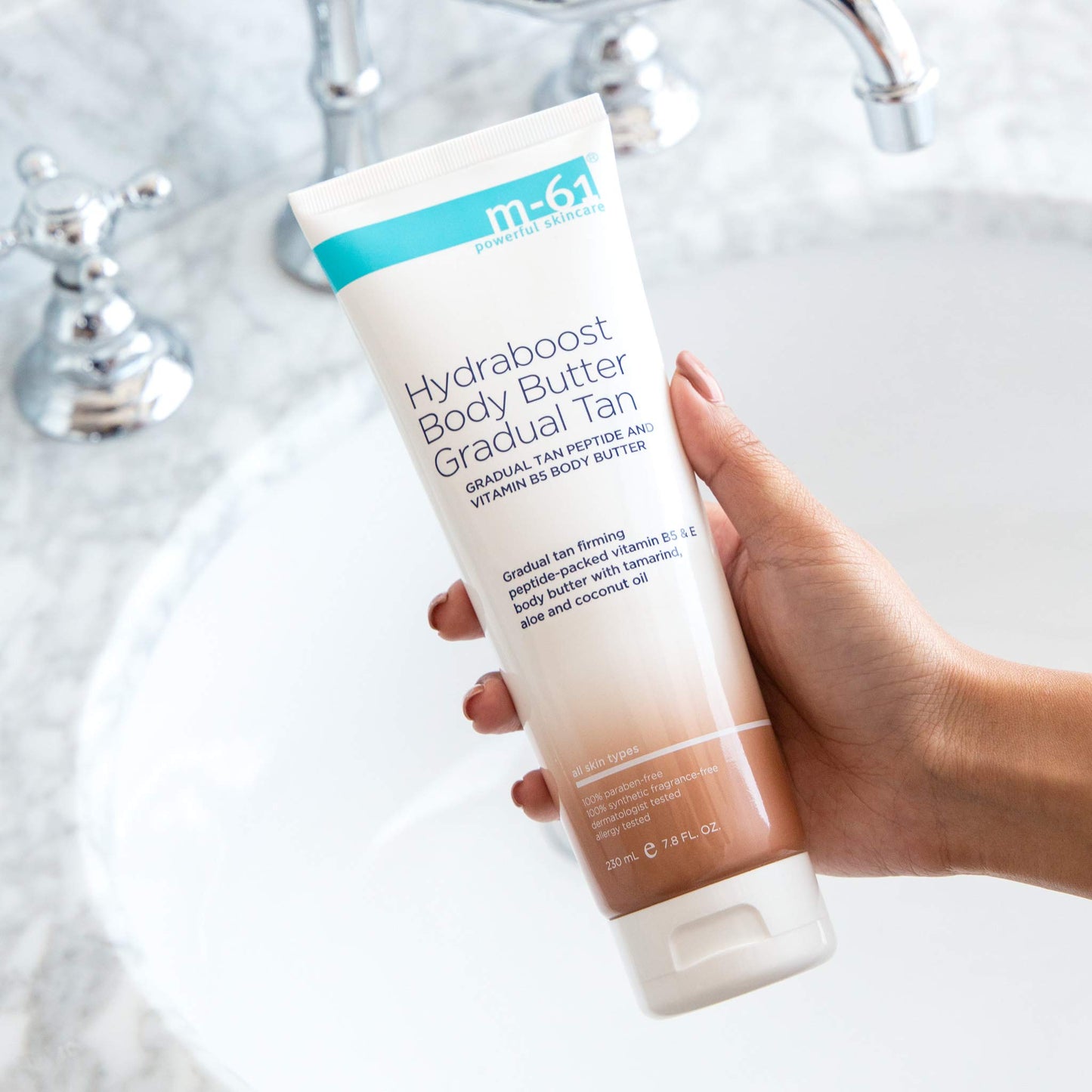 m-61 Hydraboost Gradual Tan Body Butter | Unscented, Hydrating, Firming Body Lotion For A Streak-Free, Self-Tan Glow. Formulated With Vitamin E, Aloe
