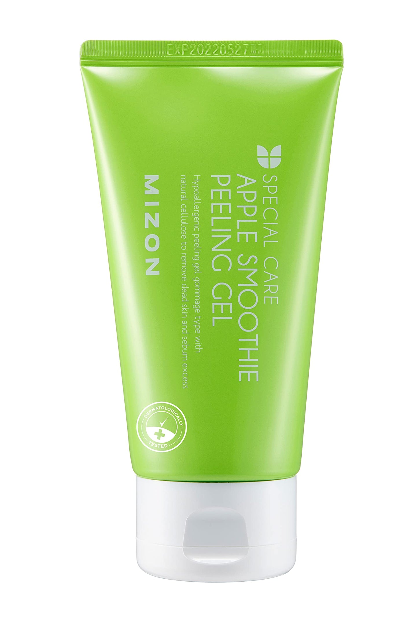 MIZON Apple Smoothie Peeling Gel for Smooth Glowing Skin, Deep Cleansing and Gentle Exfoliation with Natural Elasticity (120ml, 4.1 fl oz)