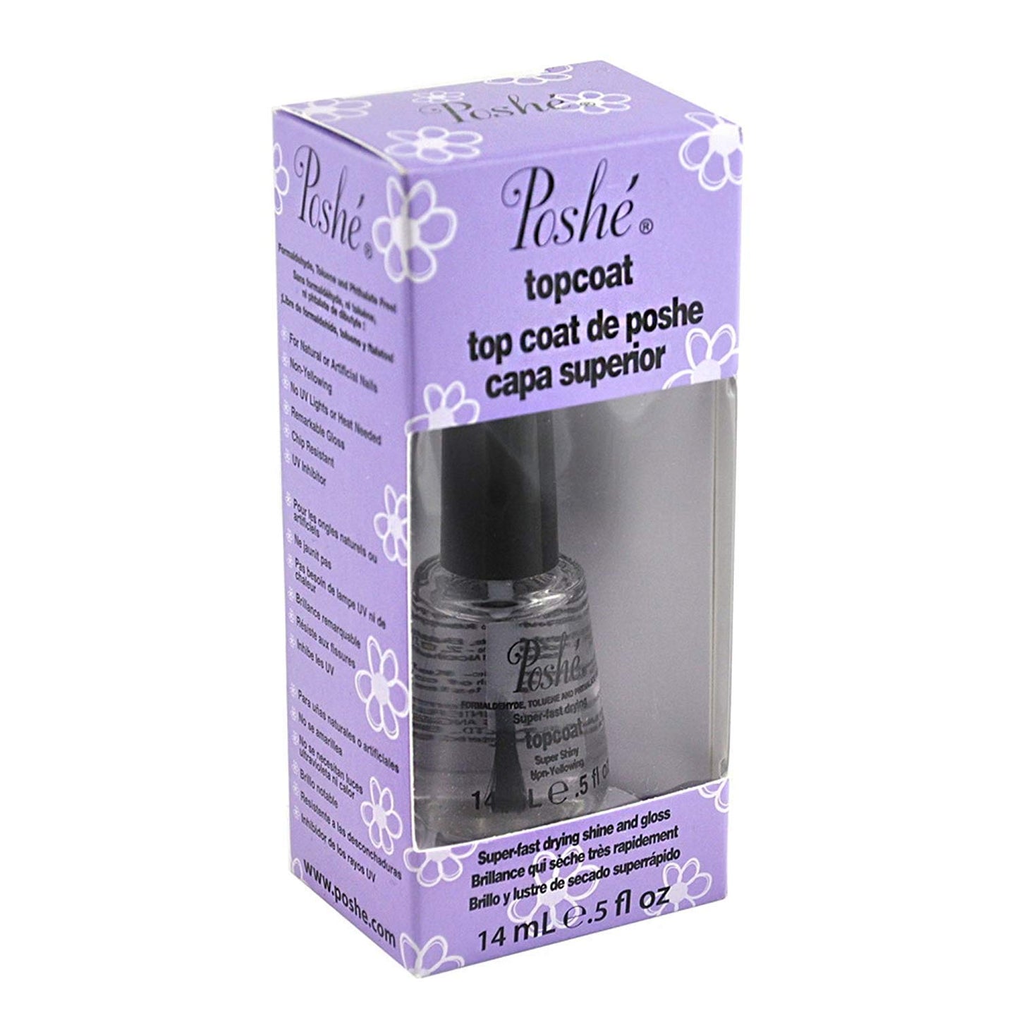 Poshe Super Fast Drying Top Coat, 0.5 Fluid Ounce Beauty & Personal Care Poshe