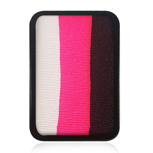Kraze FX Face Paint Palette Refill - Deep Love (10 gm), Professional 1-Stroke Split Cake, Hypoallergenic, Non-Toxic, Water Activated Halloween Face