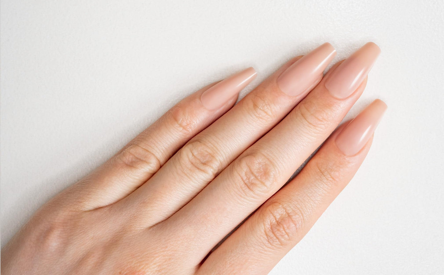 Gelish Nude Soft Gel™ Tips Press on Nails Extension - Pink Nude Medium Coffin, 120 Count Beauty & Personal Care Gelish