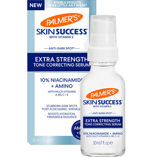 Palmer's Skin Success Extra Strength Tone Correcting Face Serum, 1.0 Fl Oz, Dark Spot Corrector for Discoloration, Age Spots and Post-Acne Marks