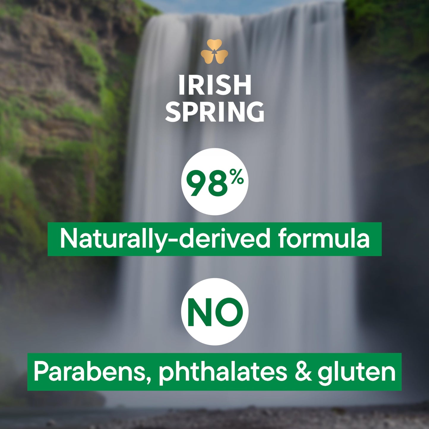 Irish Spring Deodorant Bar Soap, Original, Green Irish Spring, 11.1 Ounce Beauty & Personal Care Irish Spring