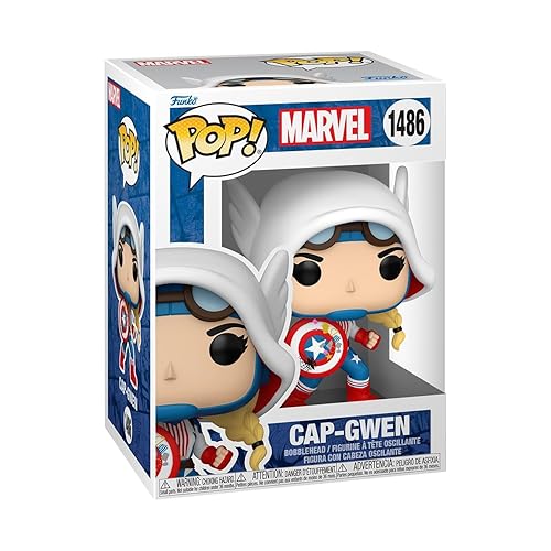 Funko Pop! Marvel: Spider-Gwen - Cap-Gwen - Marvel Comics - Collectable Vinyl Figure - Gift Idea - Official Merchandise - Toys for Kids & Adults…