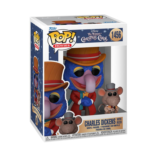 Funko POP! and Buddy: The Muppet Christmas Carol - Gonzo as Charles Dickens with Rizzo - The Muppets - Collectable Vinyl Figure - Gift Idea…