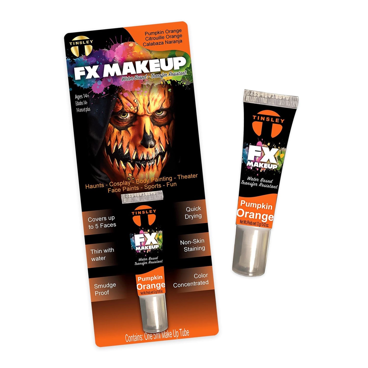Tinsley Transfers FX Makeup Singles - Pumpkin Orange (10 ml)