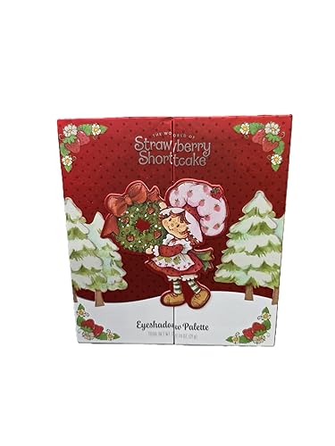 Taste Beauty Strawberry Shortcake Holiday Edition Eyeshadow Palette, 12 Shimmering Colors with Mirror, Angel Cake, Apple Dumplin, Butter Cookie…