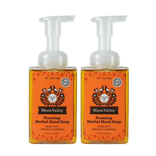 Moon Valley Herbal Foaming Hand Soap, Vegan (By the Fire, Recyclable Bottle) Beauty & Personal Care Moon Valley Organics