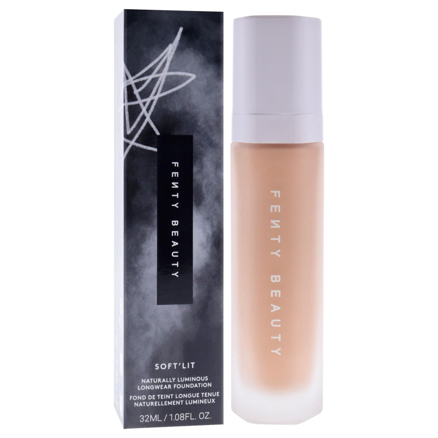 Soft Lit Naturally Luminous Longwear Foundation - 240 Light Medium Warm Golden by Fenty Beauty for Women - 1.08 oz Foundation