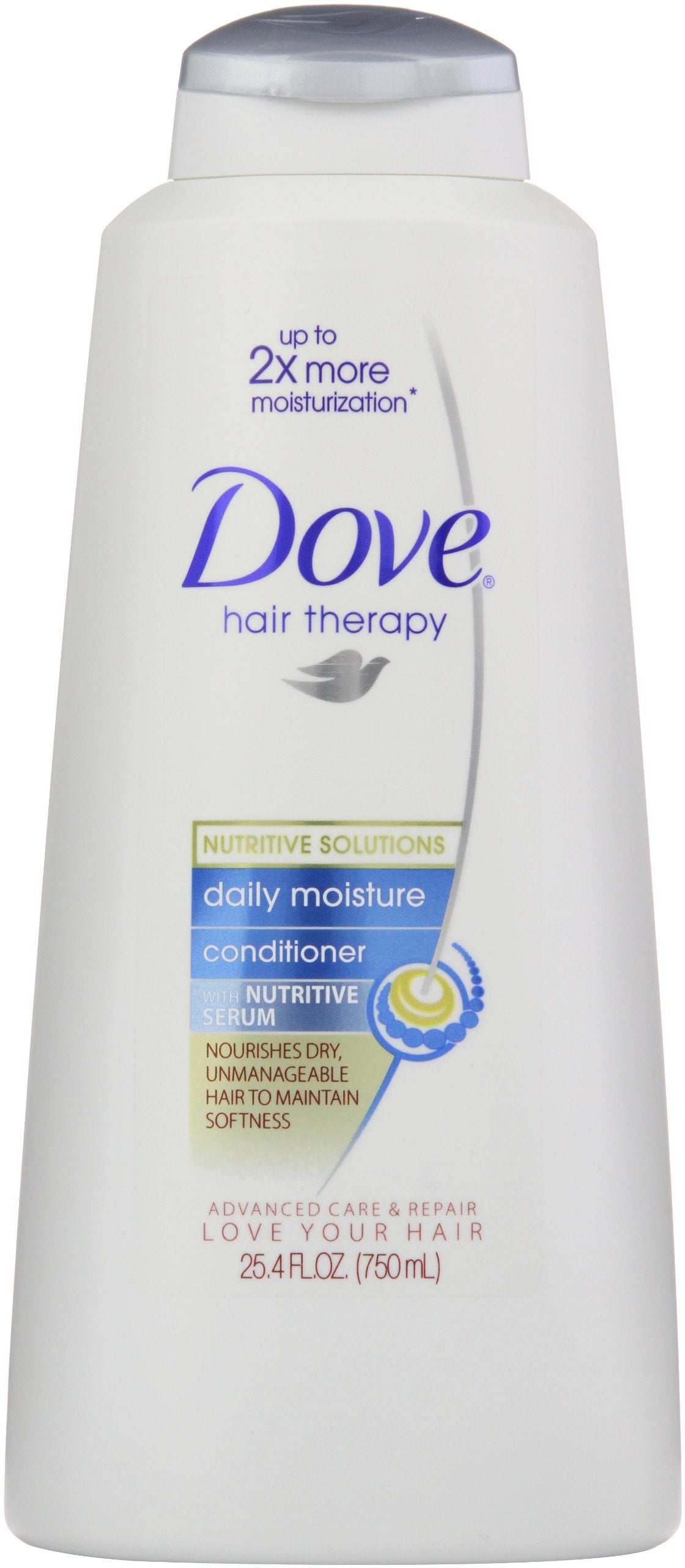 Dove Damage Therapy Daily Moisture Conditioner, 25.4 Ounce, Packaging May Vary (Pack of 2)