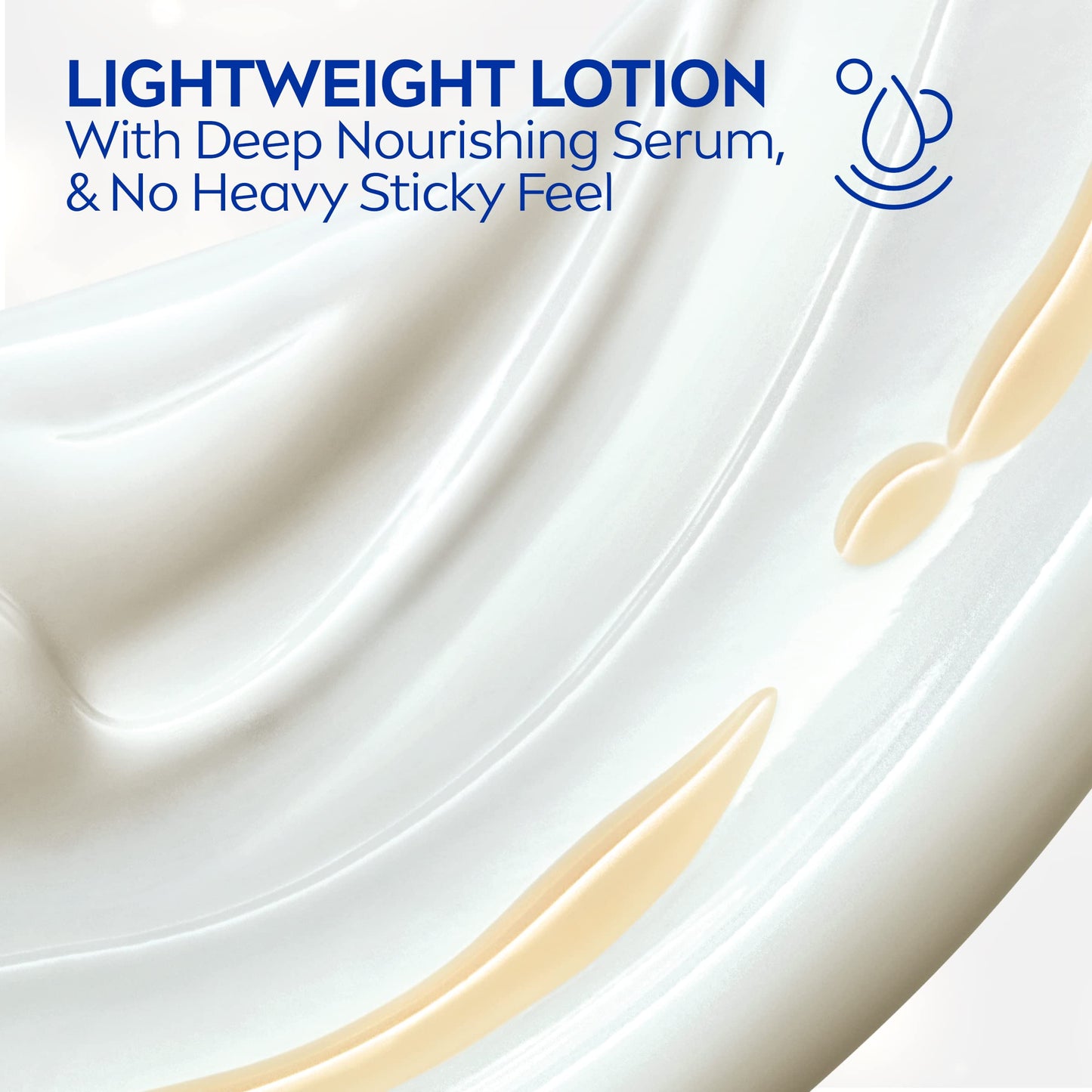 NIVEA Shea Nourish Body Lotion for Dry Skin with Hyaluronic Acid, Shea Butter and Deep Nourishing Serum, 48-Hour Body Moisturizer, 2.5 Fl Oz Bottle