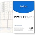 Pimple Patches for Face & Body,331 Patches Variety Pack w/ Large Sizes,Invisible Hydrocolloid Acne Patch with Tea Tree Oil & Salicylic Acid,Overnight
