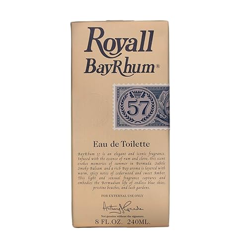 Royall Fragrances Bayrhum 57 Eau De Toilette 8 Oz/ 240 Ml - Splash for Men By 8 Fl Oz