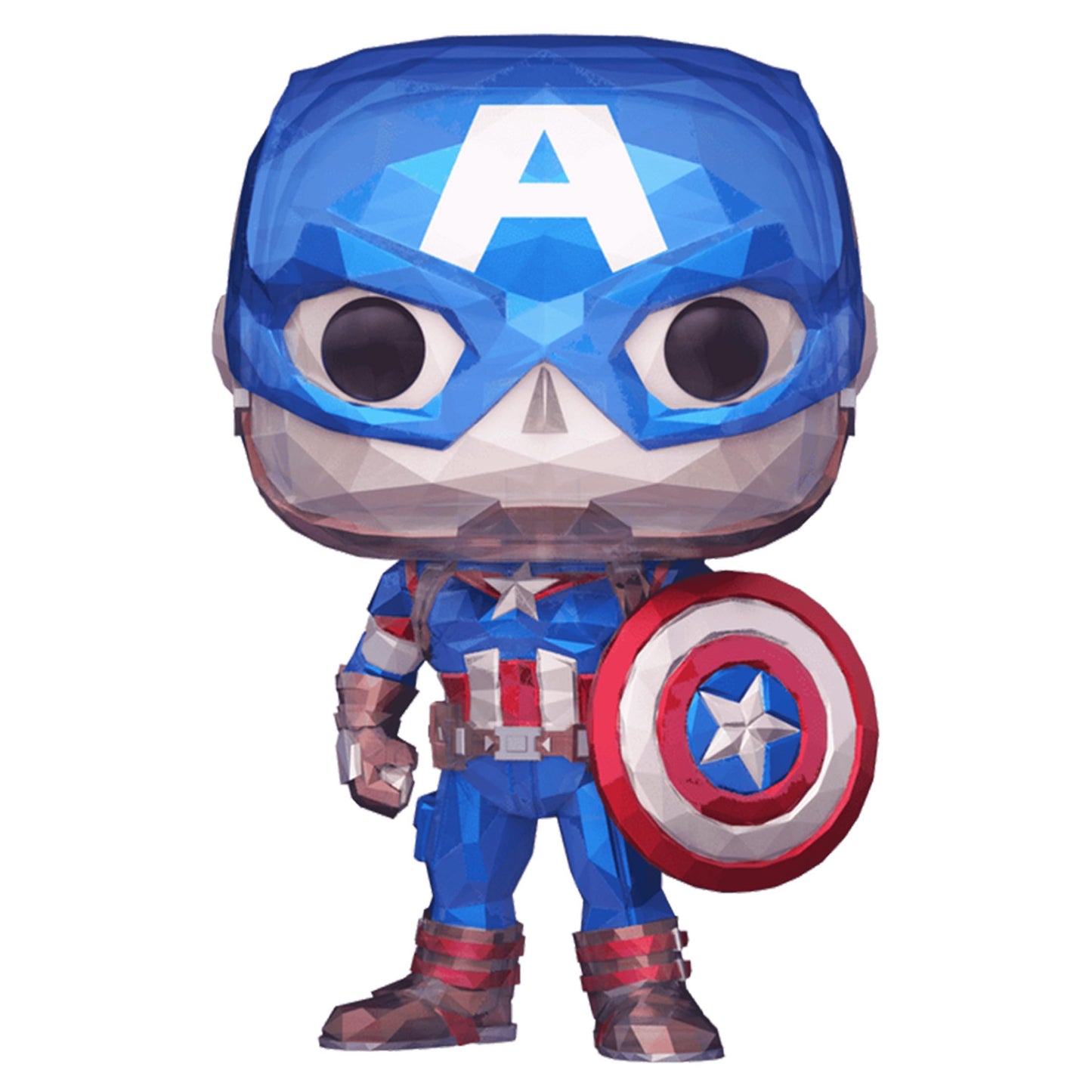 Funko Pop! Marvel: Captain America *Faceted Shop Exclusive