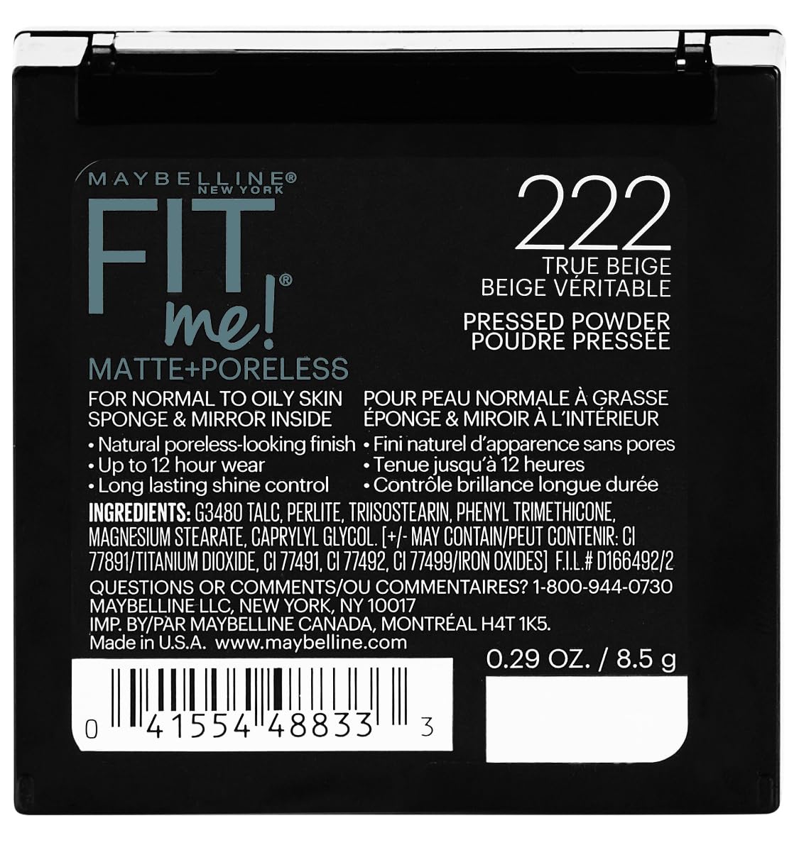 Myb Matt + Poreless Powder True Beige .30z