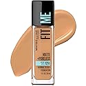 Maybelline New York Fit Me Matte Plus Pore Less Foundation Makeup, Normal to Oily, Toffee, 1 Fluid Ounce
