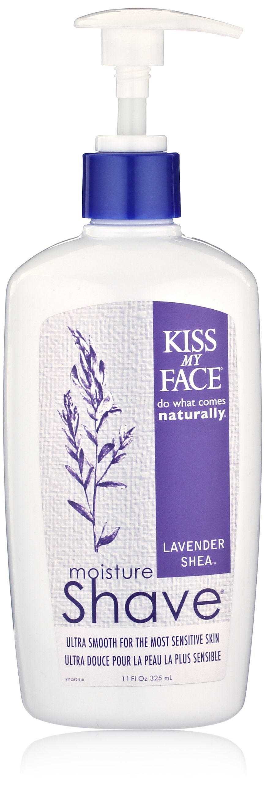 Kiss My Face Vitamin Enriched Moisture Shave with Essential Oils, Lavender & Shea - 11 oz