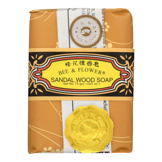 Bee & Flower - Chinese Sandalwood Soap 2.65oz - 12/case Beauty & Personal Care Bee & Flower