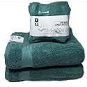 Purely Indulgent 100% HydroCotton | Includes: 2 Luxury Bath Towels, 2 Hand Towels & 2 Washcloths | Quality, Ultra Soft Towel Set | 6 Piece Set (Green)