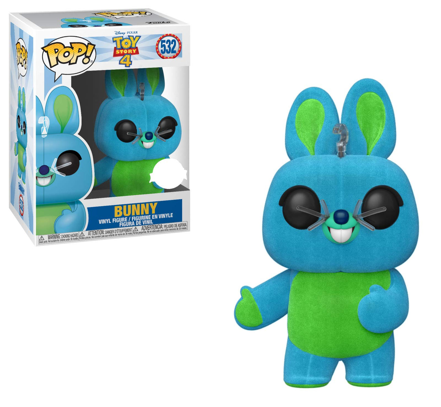 Disney / Pixar Toy Story 4 Funko POP! Disney Bunny Exclusive Vinyl Figure #532 [Flocked]