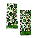 St. Patrick's Day Shamrock Kitchen Bathroom Hand Towels, Set of 2