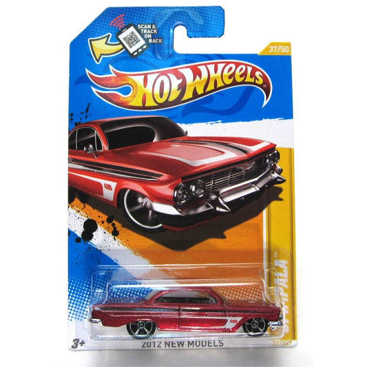 Hot Wheels 2012 New Models '61 Impala 37 of 50 Red