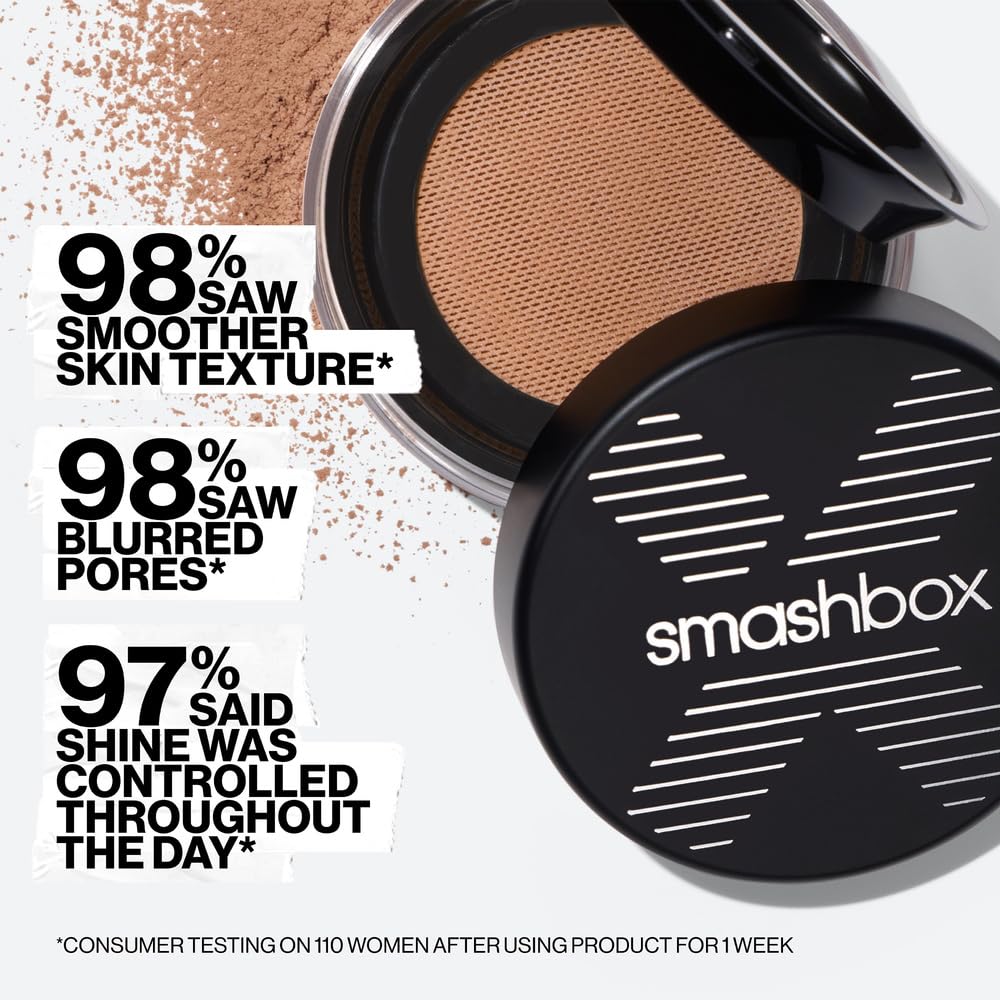 Smashbox Always on Loose Setting Powder | Blurring Translucent Oil-Controlling Setting Powder that Sets Makeup All Day with a Natural-Looking Matte