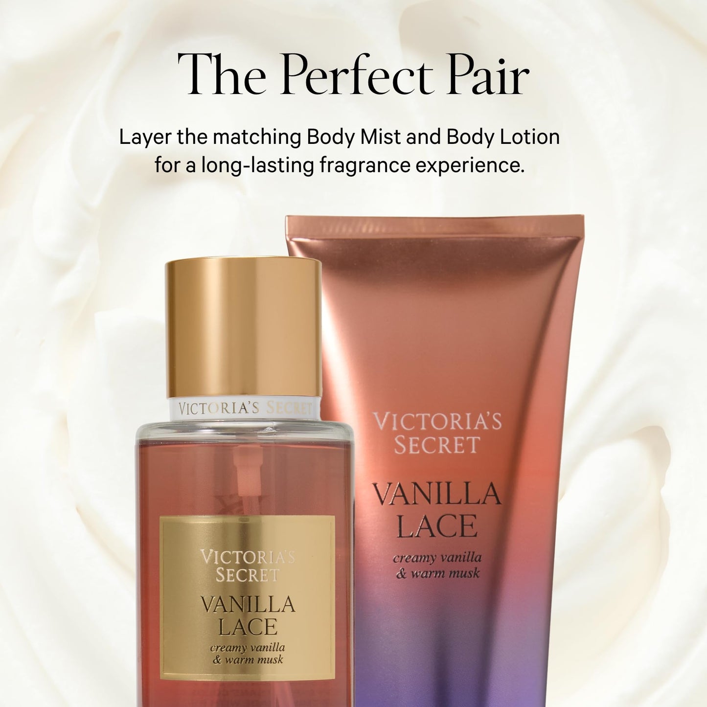 Victoria's Secret Body Fragrance Mist, Vanilla Lace - 8.4 fl oz