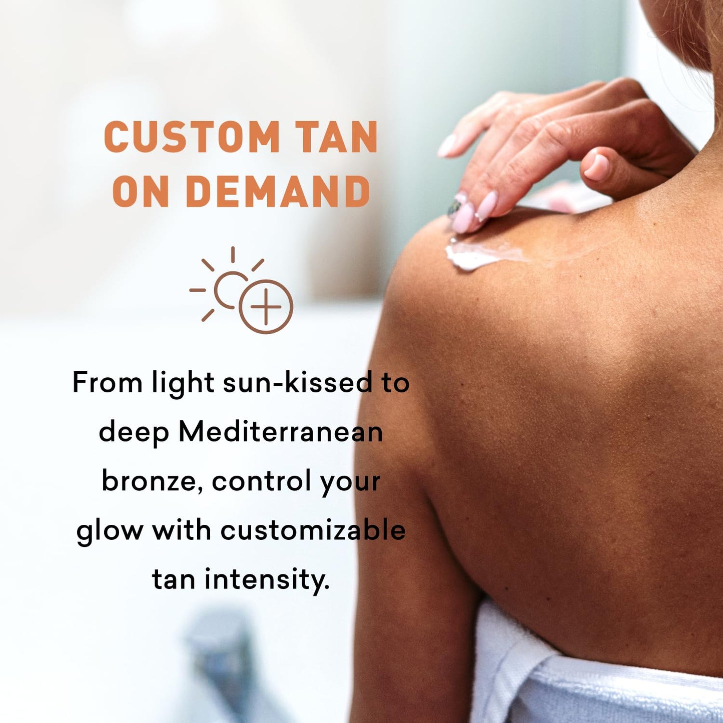 Sunless Tanning Lotion | Anti-Aging Self-Tanner | Body Tanning | Sun Kiss Glow Bronze Finish | Bronzer Lotion For All Skin Types | Just Nutritive | 8