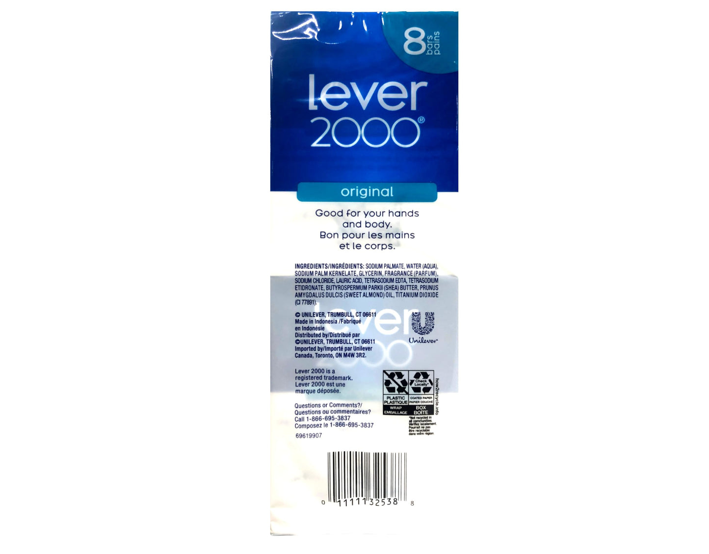 Lever 2000 Original Scent Bar Soap - 8 Bar Count, 3.75 oz Each (Pack of 3) Beauty & Personal Care Lever 2000