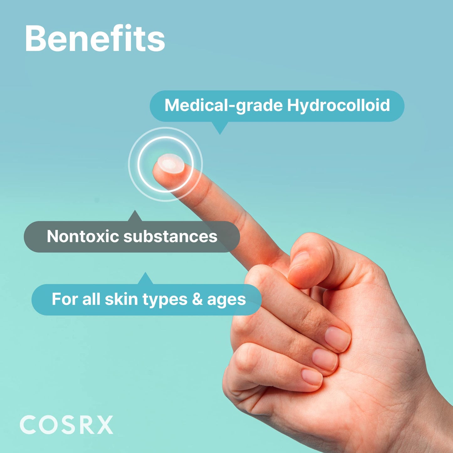 COSRX Acne Pimple Patches Absorbing Hydrocolloid Original 3 Size Patches for Blemishes and Zits Cover, Absorbs Zits & Blemish, Spot Stickers for Face Beauty and Personal Care COSRX