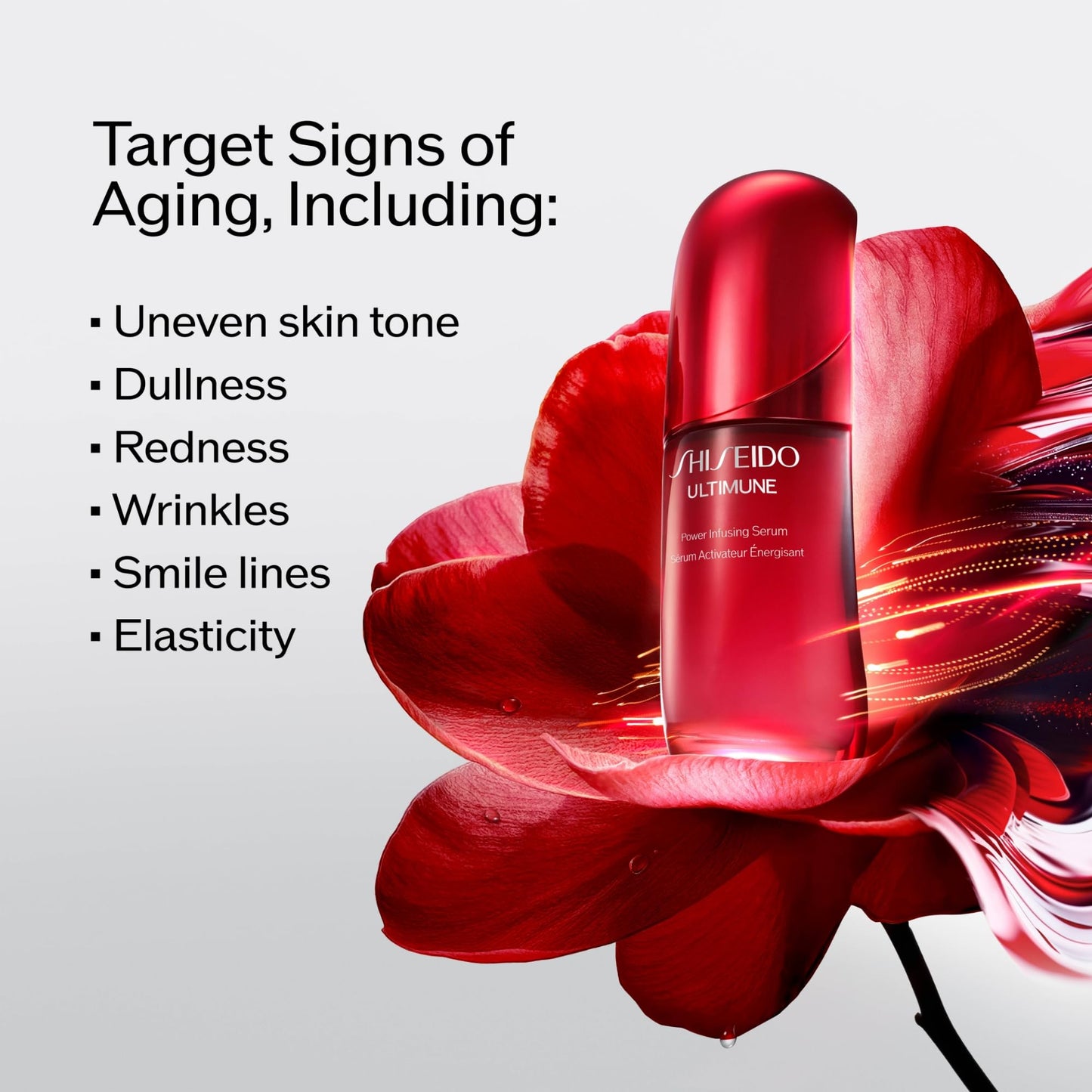 Shiseido Ultimune Power Infusing Serum - 1 oz - Breakthrough Lightweight Face Serum - Boosts Radiance & Improves Visible Signs of Aging - All Skin Beauty & Personal Care Shiseido