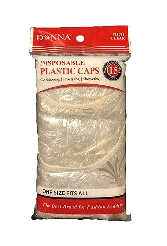 Donna Collection Disposable Plastic Cap, 15 Count