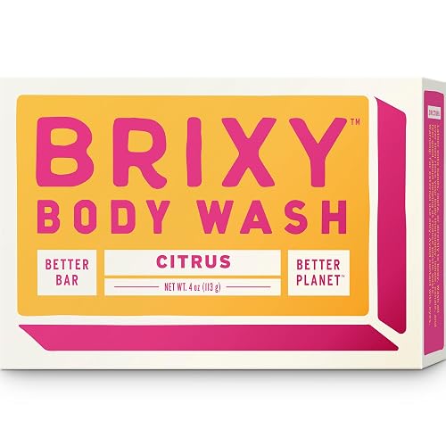 Brixy, Body Wash Bar Citrus, 4 Ounce Beauty & Personal Care BRIXY