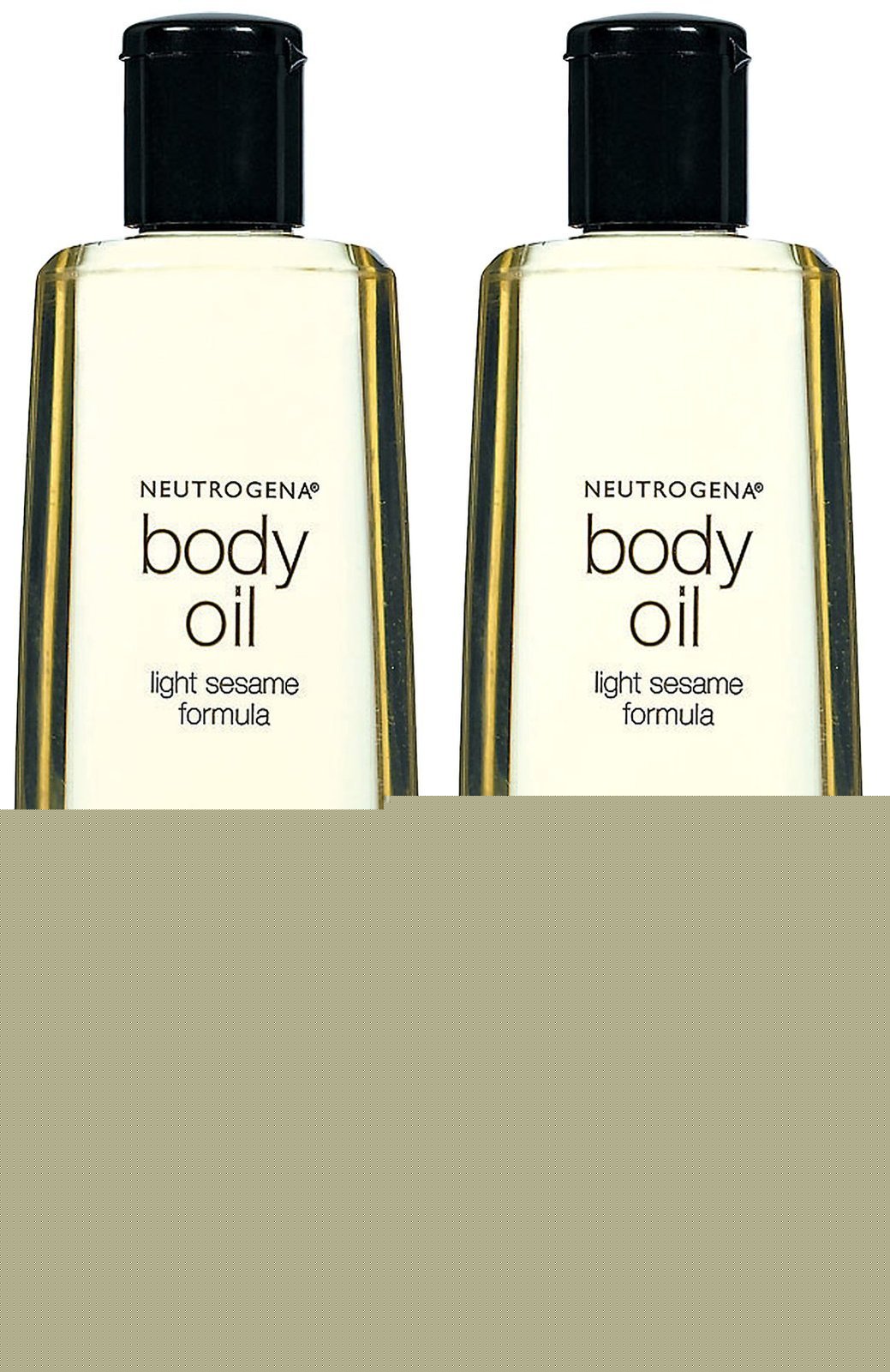 Neutrogena Lightweight Body Oil for Dry Skin, Sheer Moisturizer in Light Sesame Formula, 8.5 fl. oz (Pack of 2)