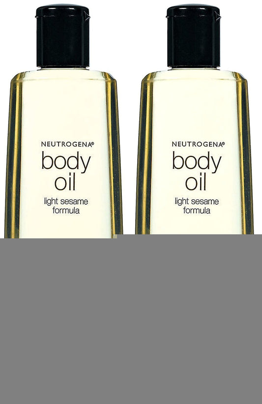 Neutrogena Lightweight Body Oil for Dry Skin, Sheer Moisturizer in Light Sesame Formula, 8.5 fl. oz (Pack of 2)