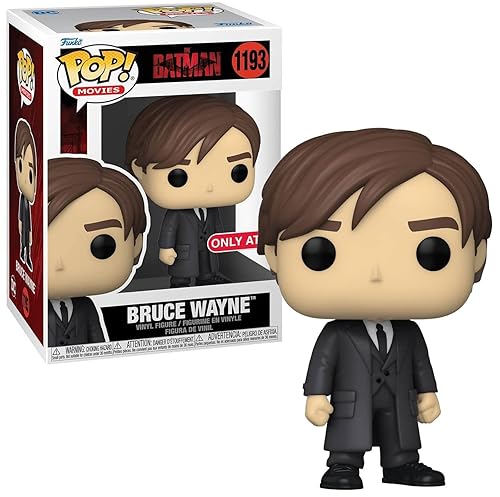 Funko POP! Movies: DC The Batman - Bruce Wayne - (Suit) - Collectable Vinyl Figure - Gift Idea - Official Merchandise - Toys for Kids & Adults…