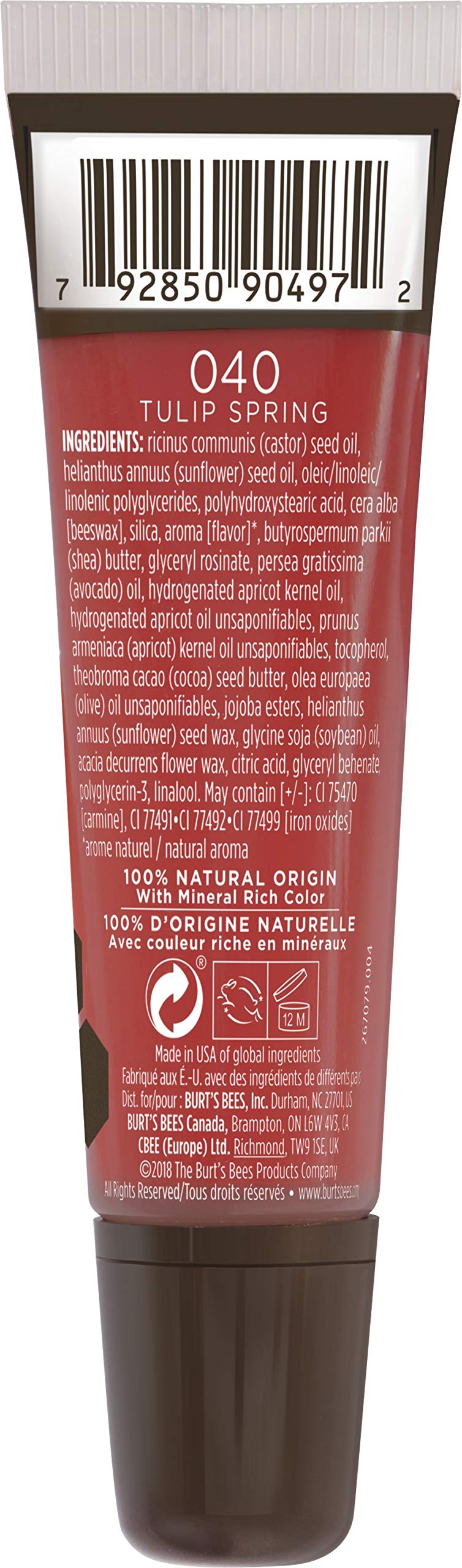 BURTS BEES Tulip Spring Lip Gloss, 14 GR
