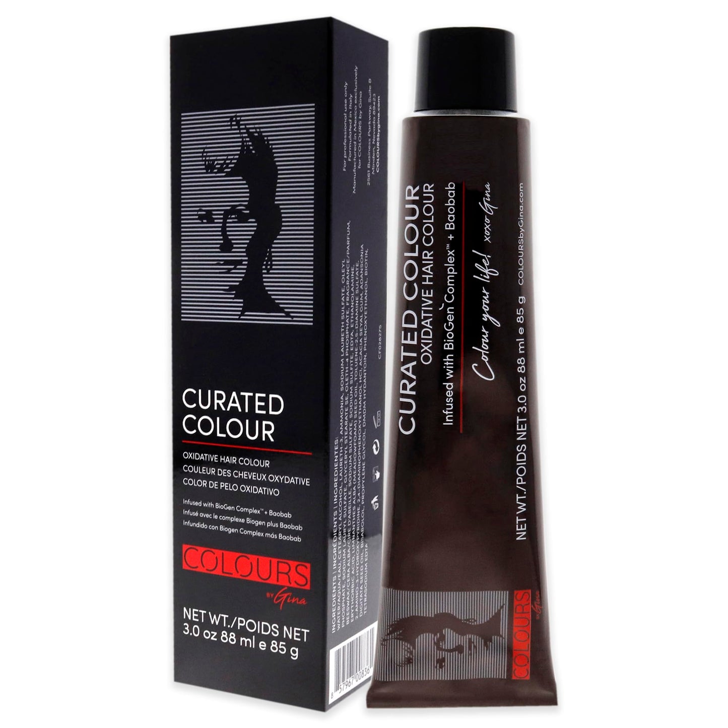 Colours By Gina Curated Colour - 0.1 Cool blue Toner by Colours By Gina for Unisex - 3 oz Hair Color