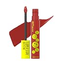 Maybelline Super Stay Matte Ink Liquid Lip Color, Moodmakers Lipstick Collection, Long Lasting, Transfer Proof Lip Makeup, Harmonizer, Red Brown, 1