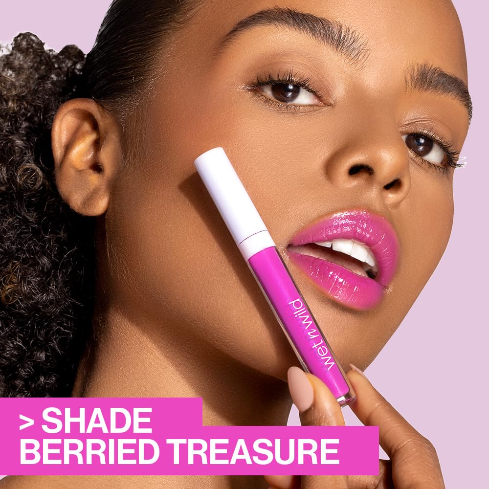 Lip Gloss By Wet n Wild MegaSlicks, Red Wined and Dined | High Glossy Lip Makeup