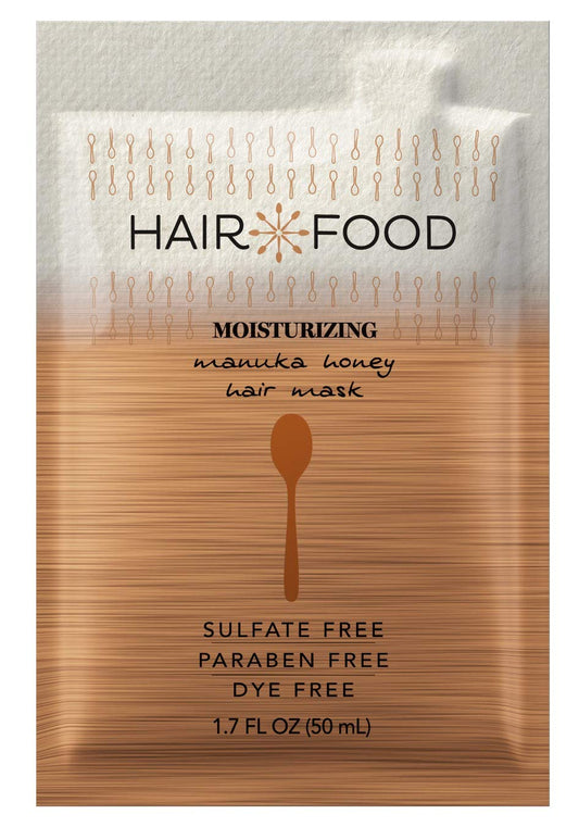 Hair Food Moisturizing Hair Mask for Curly Hair, Manuka Honey, Paraben & Dye Free 1.7 fl oz, 10 Count