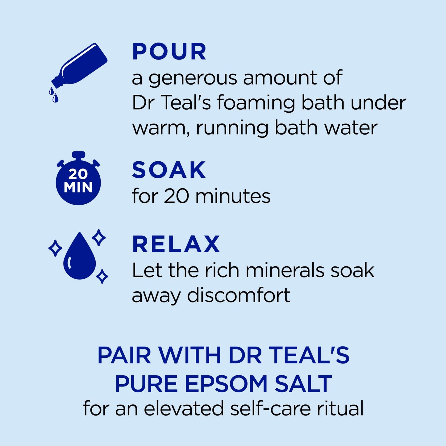 Dr Teal's Foaming Bath with Pure Epsom Salt, Vitamin C & Sleep Blend, 34 fl oz (Pack of 2) Beauty and Personal Care Dr Teal's