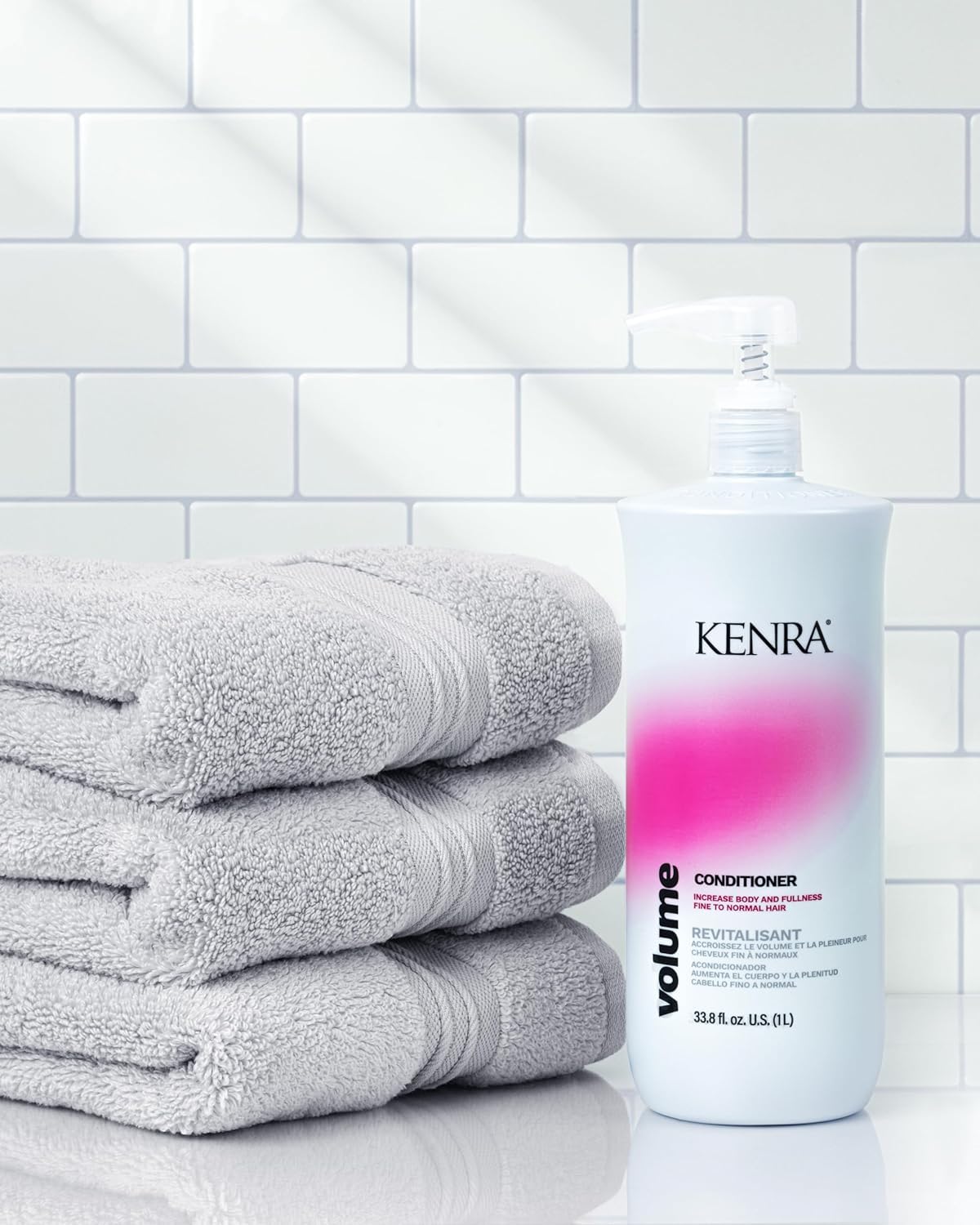 Kenra Professional Volume Shampoo & Conditioner Set | Creates Body, Bounce & Fullness | Increases Volume up to 45% | Adds Shine | Color Safe | Fine